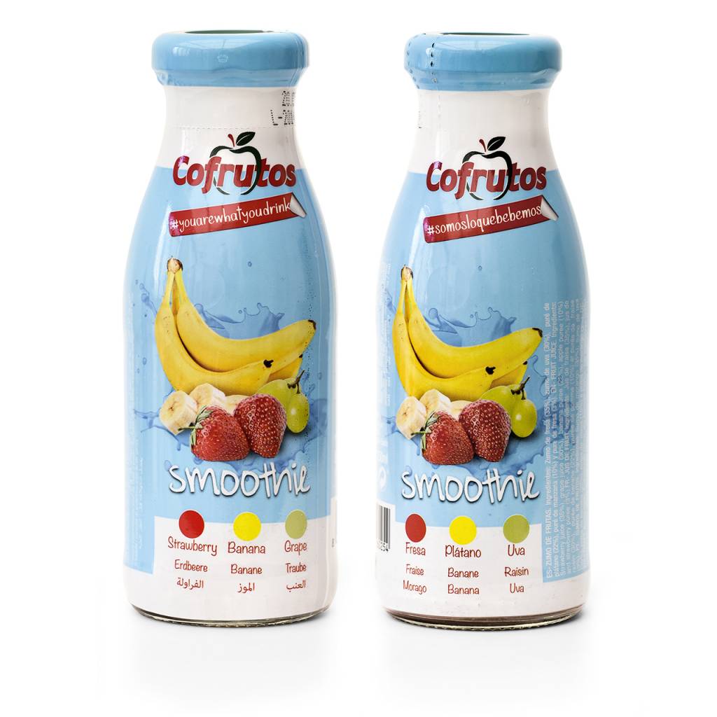 DSC_3476 Cofrutos smoothie celeste WEB Smoothie Fraise - Banane - Raisin – Image 1